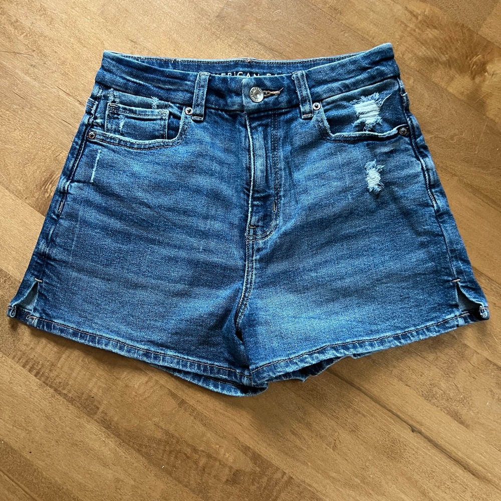 American Eagle Outfitters Curvy Mom Jean Shorts